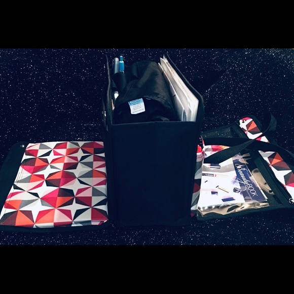 LAST ONE! Get creative caddy/Charcoal Crosshatch - Picture 4 of 5